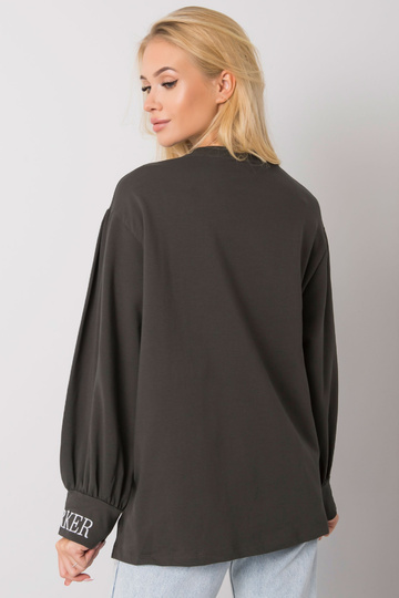 Tmavá khaki mikina Laylin