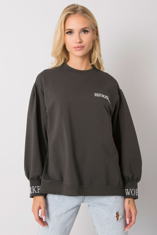 Tmavá khaki mikina Laylin