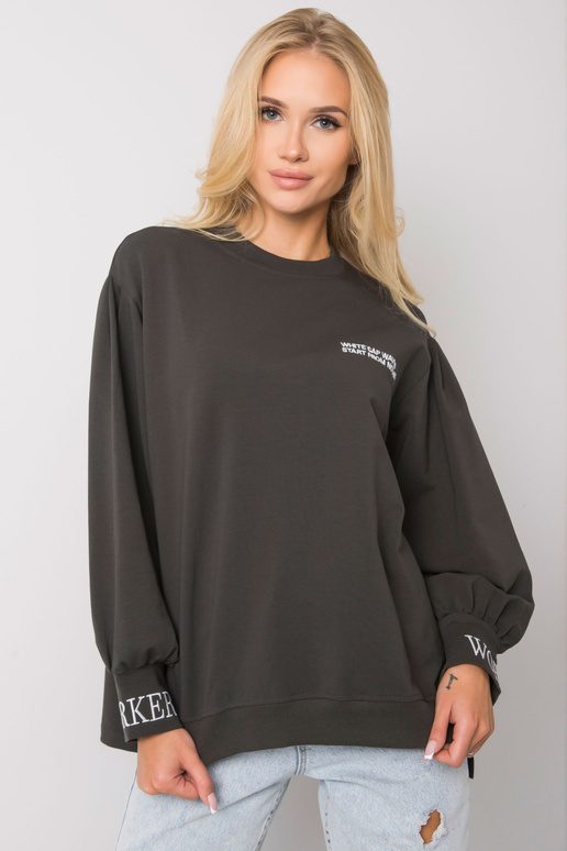 Tmavá khaki mikina Laylin