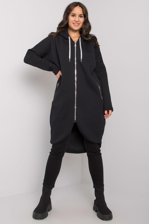 Černá dlouhá mikina pro ženy Tabby