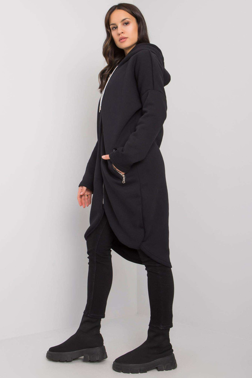 Černá dlouhá mikina pro ženy Tabby