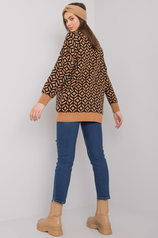 Černo-béžový cardigan Abrantes RUE PARIS