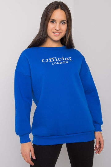 Tmavě modrá mikina bez... 2