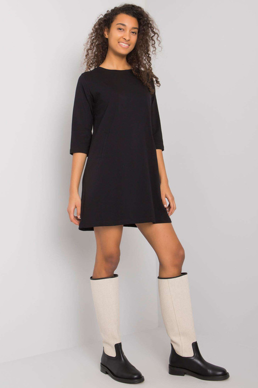 Ellidiny černé šaty s kapsami RUE PARIS