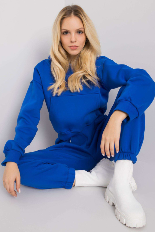 Tmavě modrá souprava bavlněných...