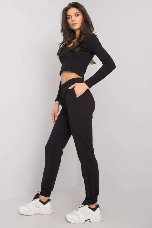 Černé tepláky Cindy RUE PARIS na...