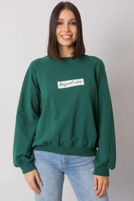 Tmavě zelená hariette s kapucí plus...