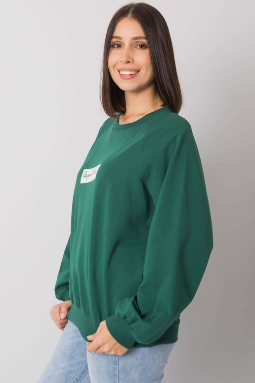 Tmavě zelená hariette s kapucí plus...