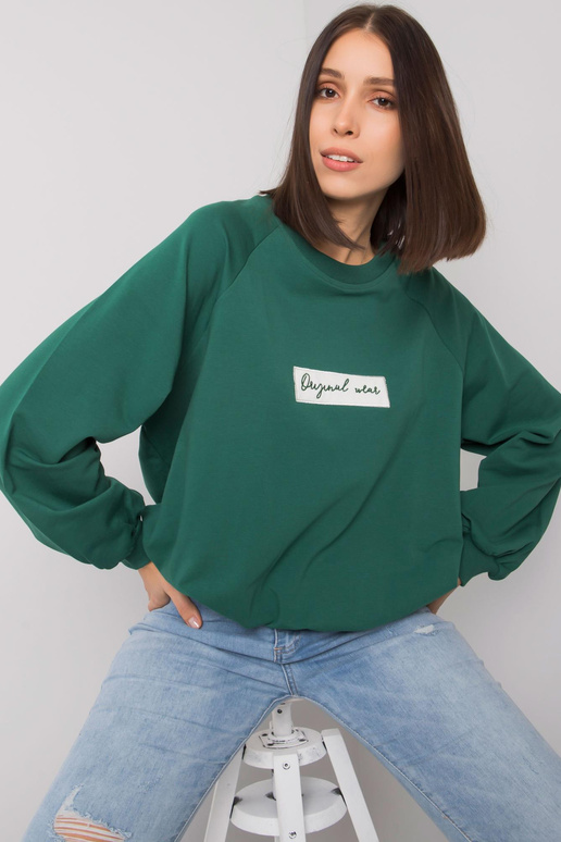 Tmavě zelená hariette s kapucí plus...