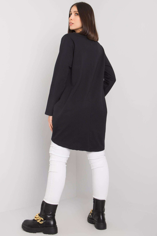 Černá tunika velké velikosti s...
