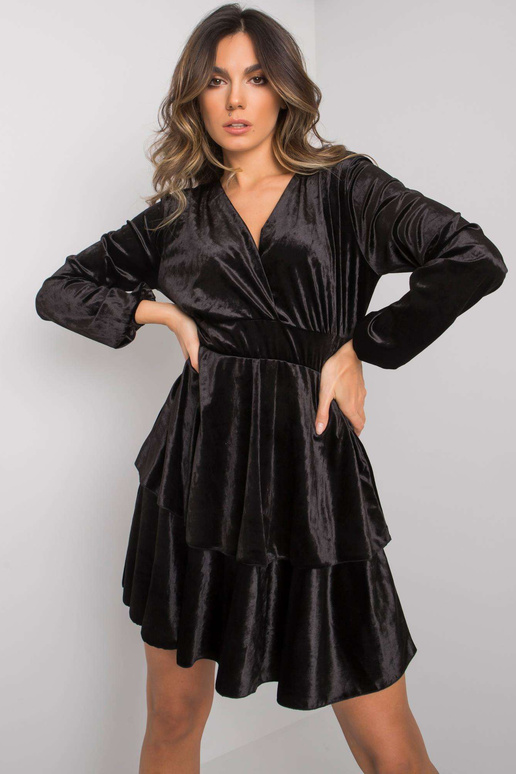 Alice RUE PARIS černé velurové šaty