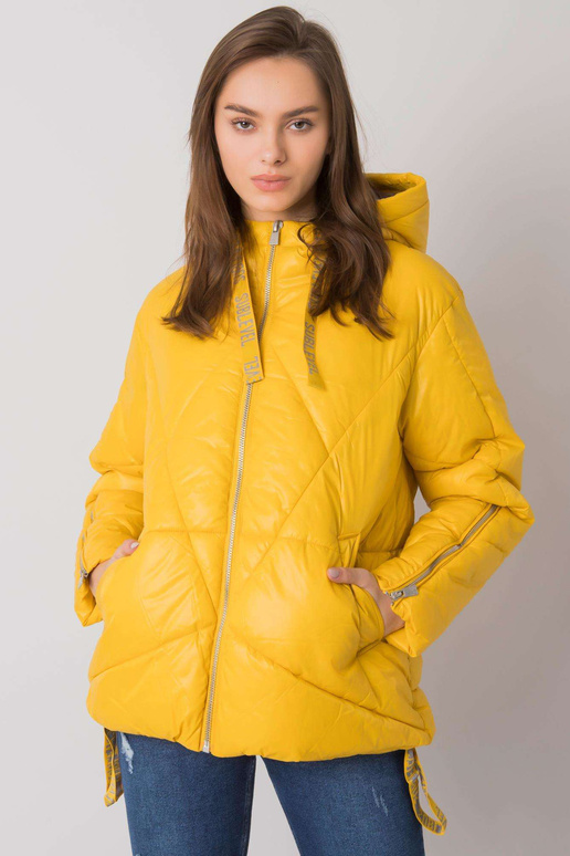 Žlutá prošívaná zimní bunda COIMBRA...