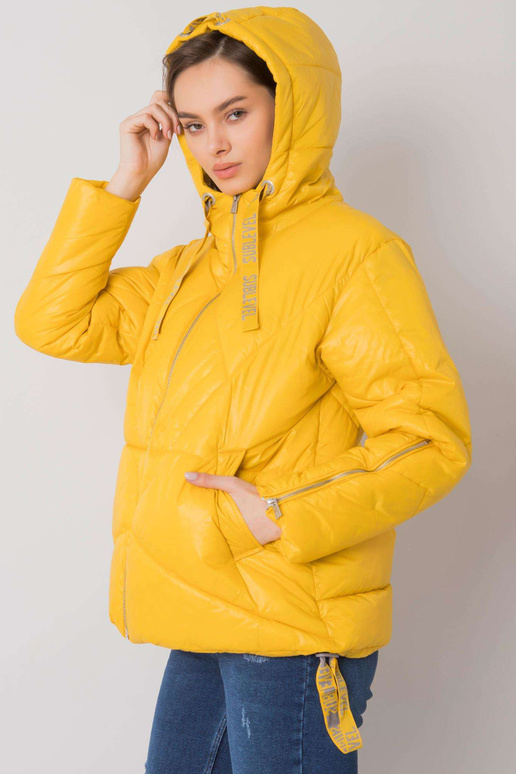Žlutá prošívaná zimní bunda COIMBRA...
