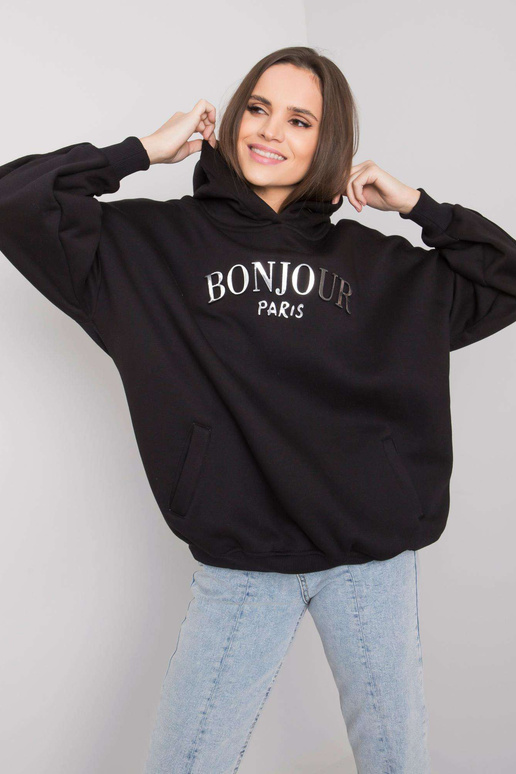 Černá mikina Lille RUE PARIS