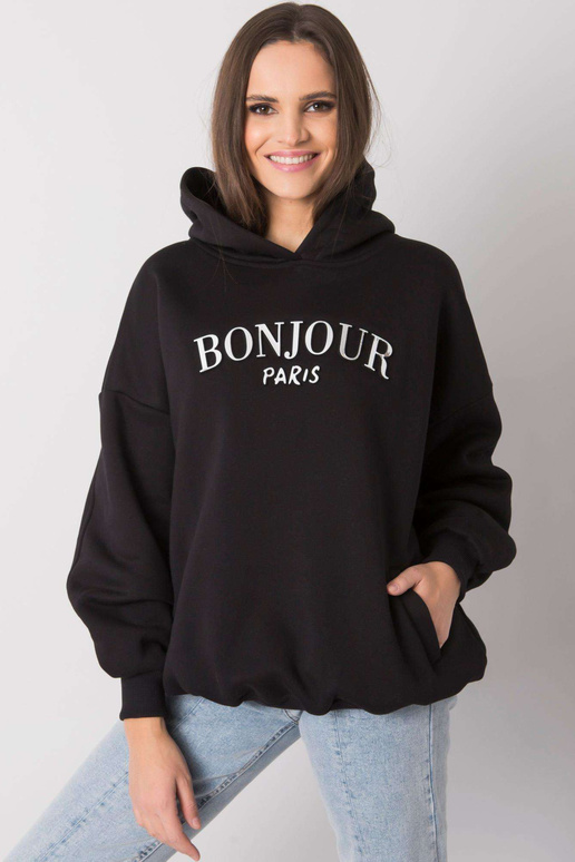 Černá mikina Lille RUE PARIS