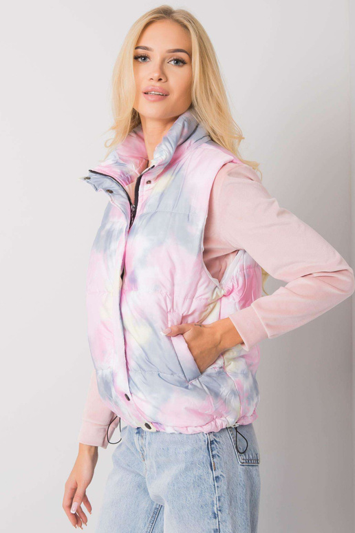 Šedorůžová dámská prošívaná vesta Roonie Šedorůžová dámská prošívaná vesta Roonie