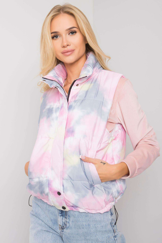 Šedorůžová dámská prošívaná vesta Roonie Šedorůžová dámská prošívaná vesta Roonie