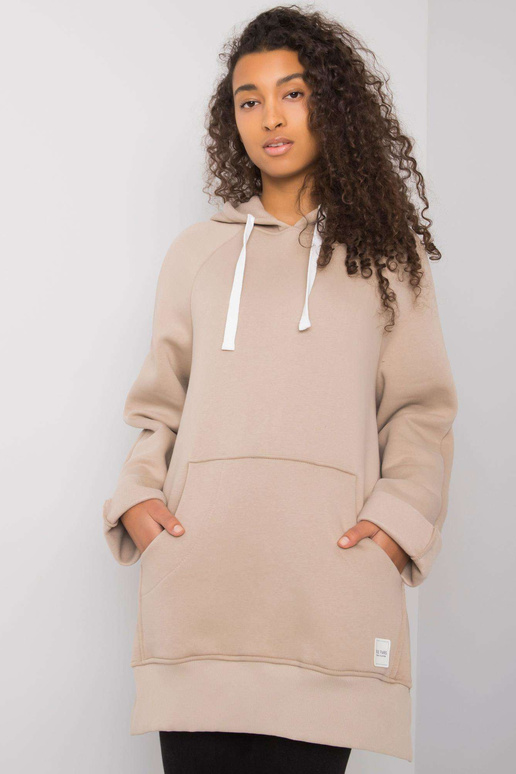 Béžová klokaní mikina Arno RUE PARIS