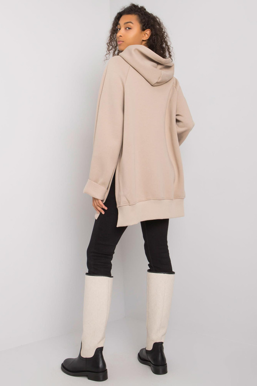 Béžová klokaní mikina Arno RUE PARIS