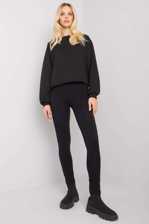 Černé legíny s pruhy Emma RUE PARIS