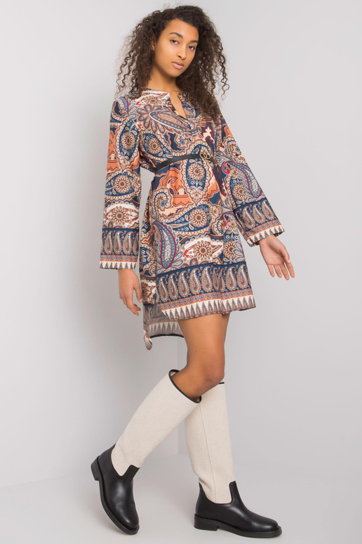 Tmavě modré šaty s potiskem Vancouver