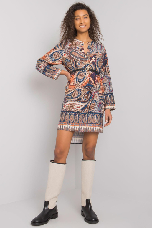 Tmavě modré šaty s potiskem Vancouver