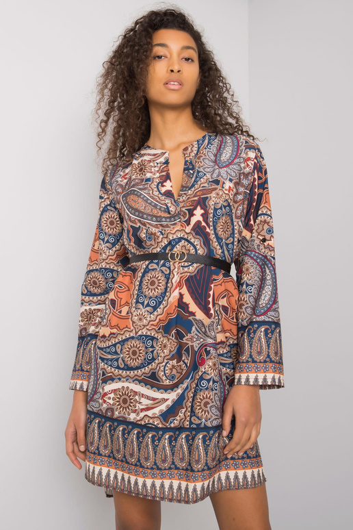 Tmavě modré šaty s potiskem Vancouver