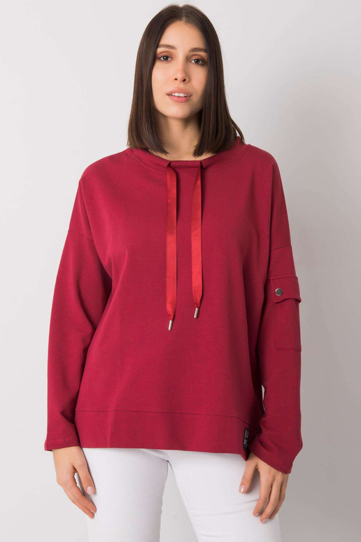 Vínová halenka větší velikosti s... Vínová halenka větší velikosti s...