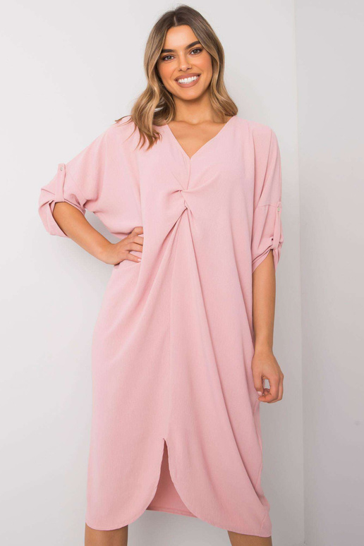 Špinavé růžové volné šaty Dorsey