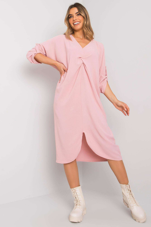 Špinavé růžové volné šaty Dorsey