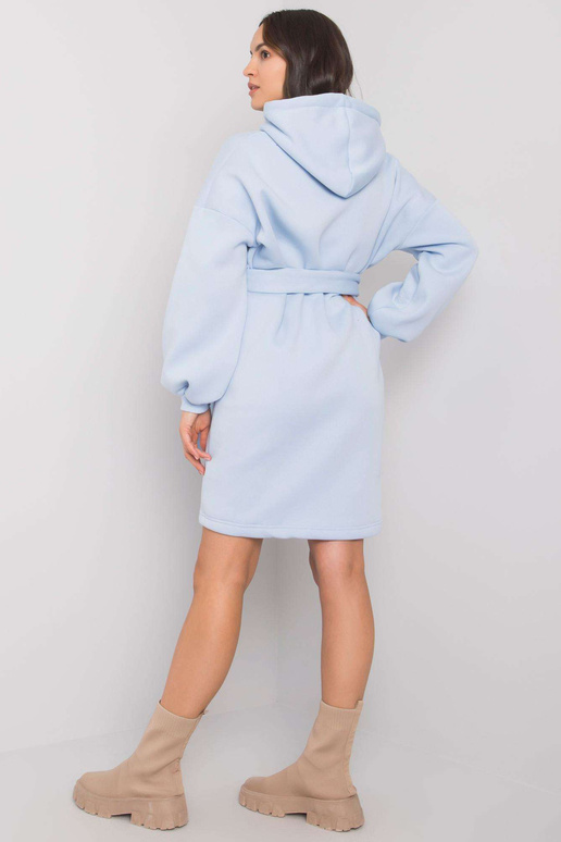 Světle modré teplákové šaty s...