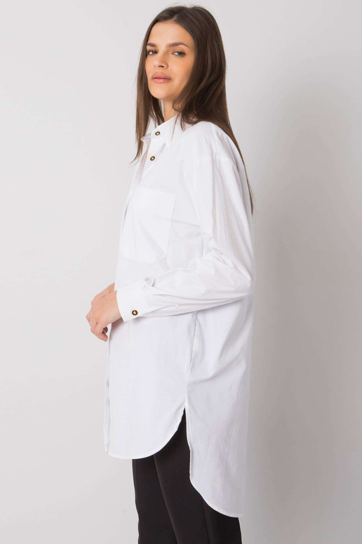 Bílá bavlněná košile Terra