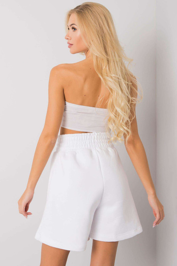 Bílé teplákové šortky Larianna 2