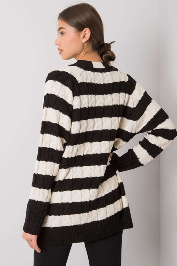 Černý a krémový pruhovaný... 2