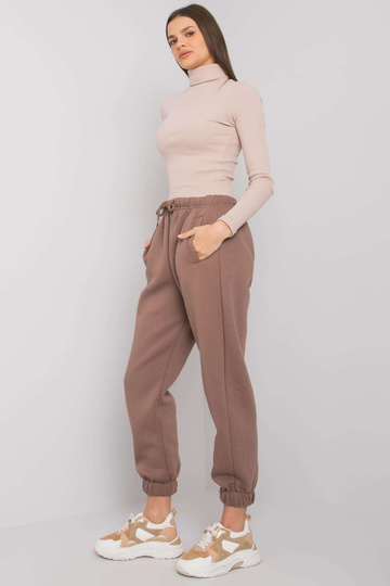 Hnědé bavlněné tepláky... 2