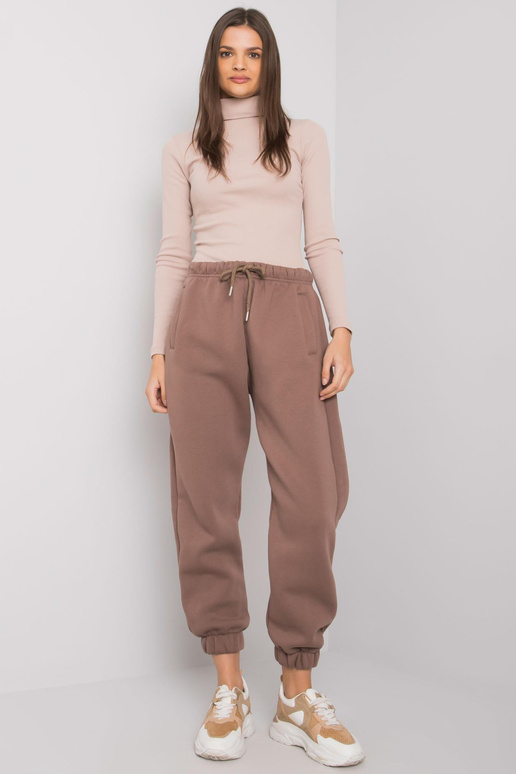 Hnědé bavlněné tepláky Esher RUE PARIS