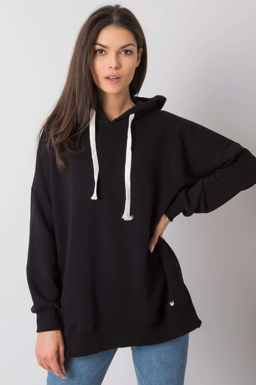 Základní mikina s kapucí Cleveland Black