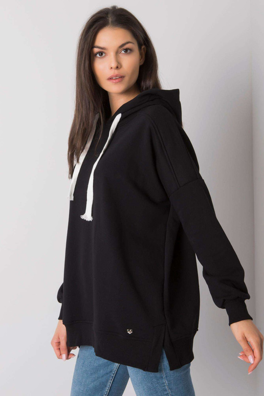 Základní mikina s kapucí Cleveland Black