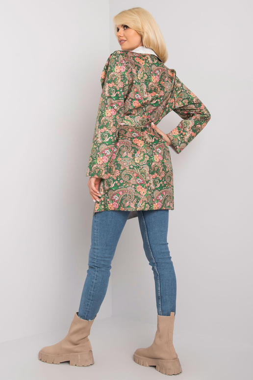 Dámský kabát Aggie s khaki vzorem