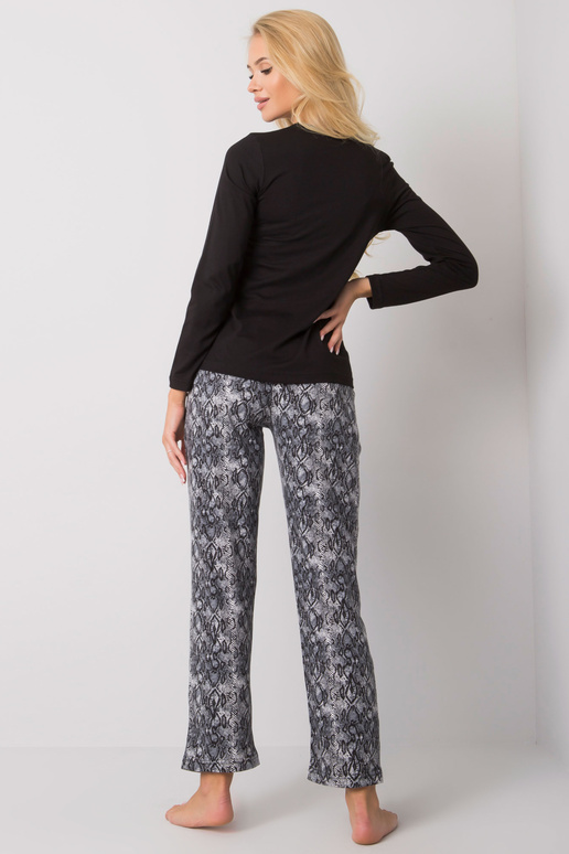 Černá spací souprava s potiskem