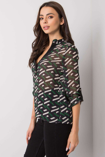 Černozelená halenka pro... 2