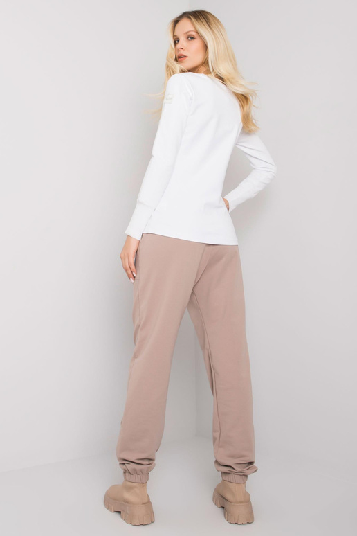 Bílo-béžový dámský ležérní komplet...