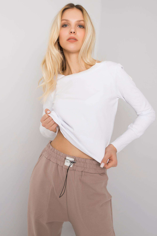 Bílo-béžový dámský ležérní komplet...