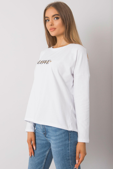 Bílá halenka s dlouhým...