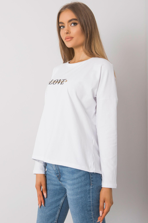 Bílá halenka s dlouhým rukávem...