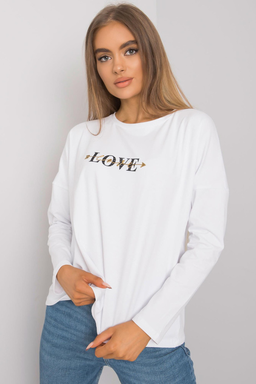 Bílá halenka s dlouhým rukávem...