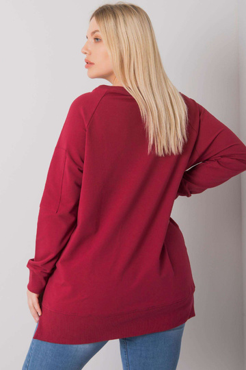 Vínová mikina větší...