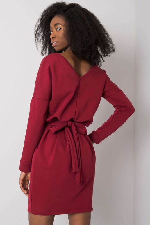 Vínové šaty Kloe RUE PARIS