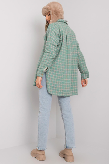 Zelená kostkovaná košile...