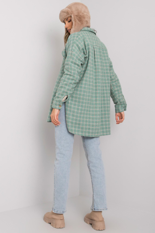 Zelená kostkovaná košile Ayla RUE PARIS